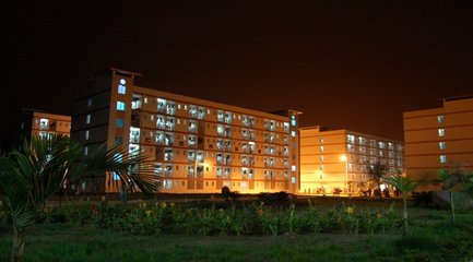 学校夜景